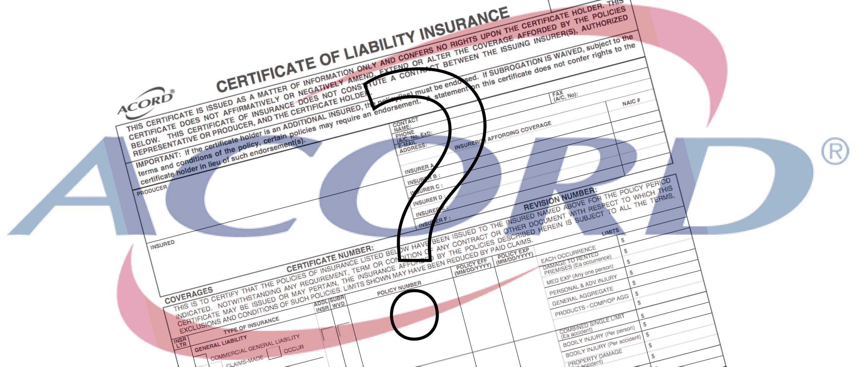 Docutrax Blog Five Things You Probably Didn T Know About Acord And Certificates Of Insurance